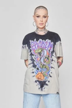 CASH Shirts Bad Chemistry V-Dye Tee Black/Grey 37 CASH Shirts Bad Chemistry V-Dye Tee Black/Grey