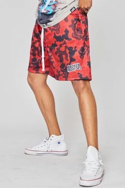BROKEN PROMISES Demon Camo Shorts Bottoms
