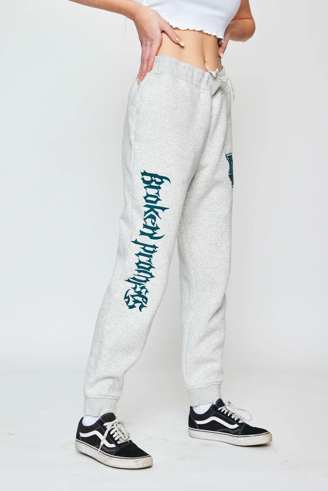 BROKEN PROMISES Poor Sport Sweatpant Grey 3 BROKEN PROMISES Poor Sport Sweatpant Grey