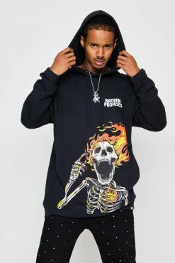 CASH Pyromaniac Hoodie Black
