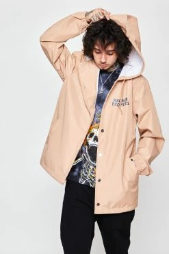 BROKEN PROMISES Outerwear Text First Jacket