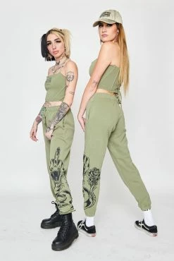 BROKEN PROMISES Bottoms Fangs Sweatpant