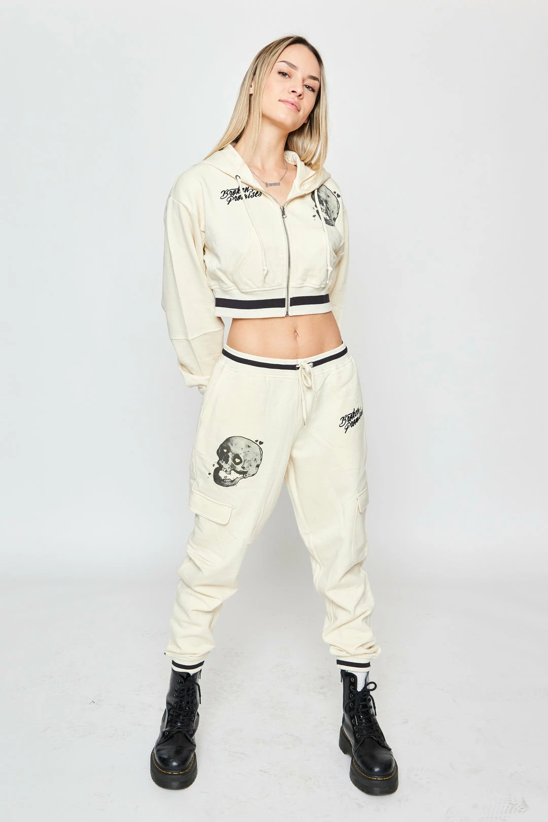 BROKEN PROMISES Jawbreaker Crop Hoodie 10 BROKEN PROMISES Jawbreaker Crop Hoodie