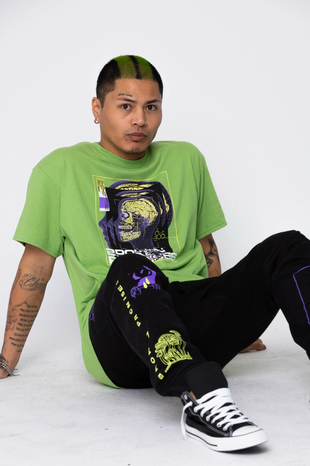 BROKEN PROMISES Shirts Feel It Tee Green 15 BROKEN PROMISES Shirts Feel It Tee Green