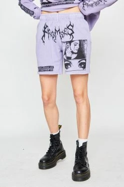 BROKEN PROMISES OK To Cry Fleece Shorts