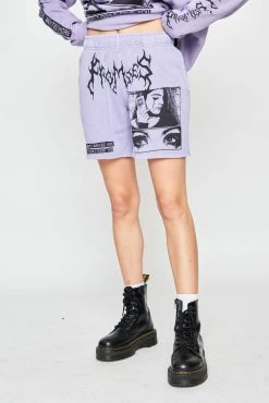 BROKEN PROMISES OK To Cry Fleece Shorts