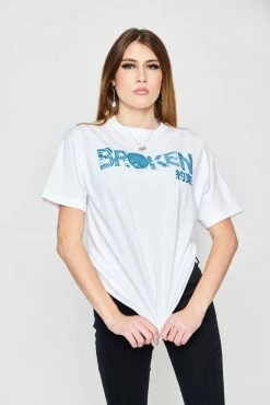 BROKEN PROMISES Shirts Junji Ito Magic Power S/S White