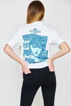 BROKEN PROMISES Shirts Junji Ito Magic Power S/S White