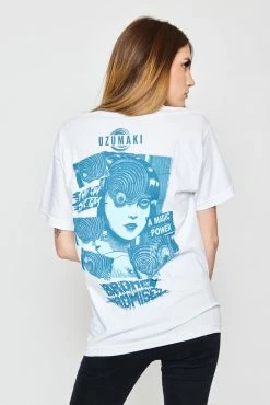 BROKEN PROMISES Shirts Junji Ito Magic Power S/S White