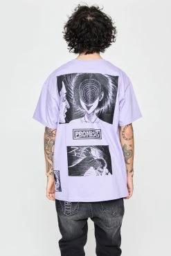 BROKEN PROMISES Shirts Junji Ito The Scar Tee Light Purple