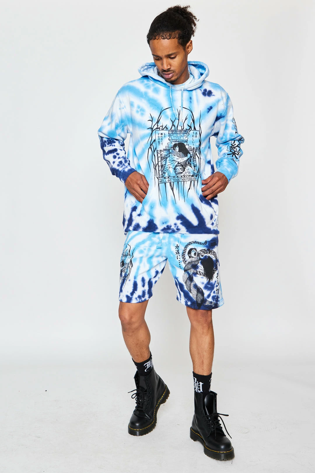 BROKEN PROMISES Junji Ito Twisted Souls Tie Dye Hoodie White Tie Dye Hoodies 35 BROKEN PROMISES Junji Ito Twisted Souls Tie Dye Hoodie White Tie Dye Hoodies