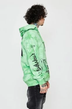 CASH Hoodies Junji Ito The Scar Hoodie Green
