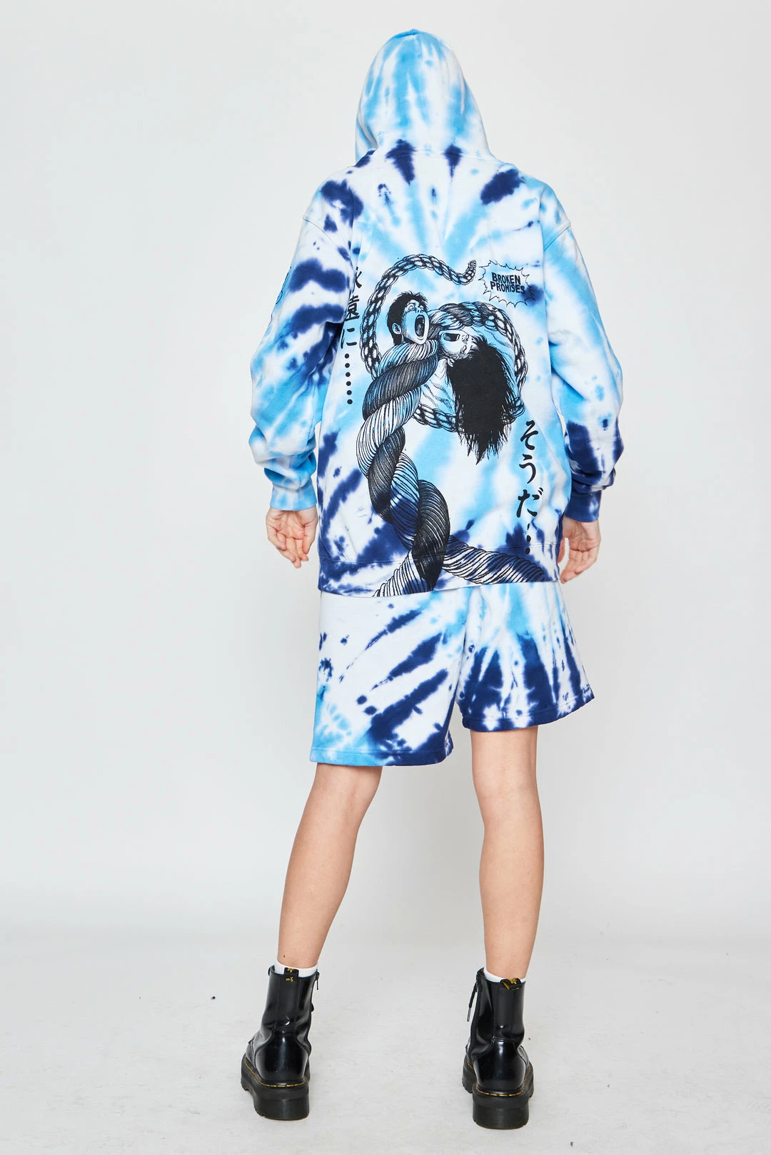 BROKEN PROMISES Junji Ito Twisted Souls Tie Dye Hoodie White Tie Dye Hoodies 23 BROKEN PROMISES Junji Ito Twisted Souls Tie Dye Hoodie White Tie Dye Hoodies