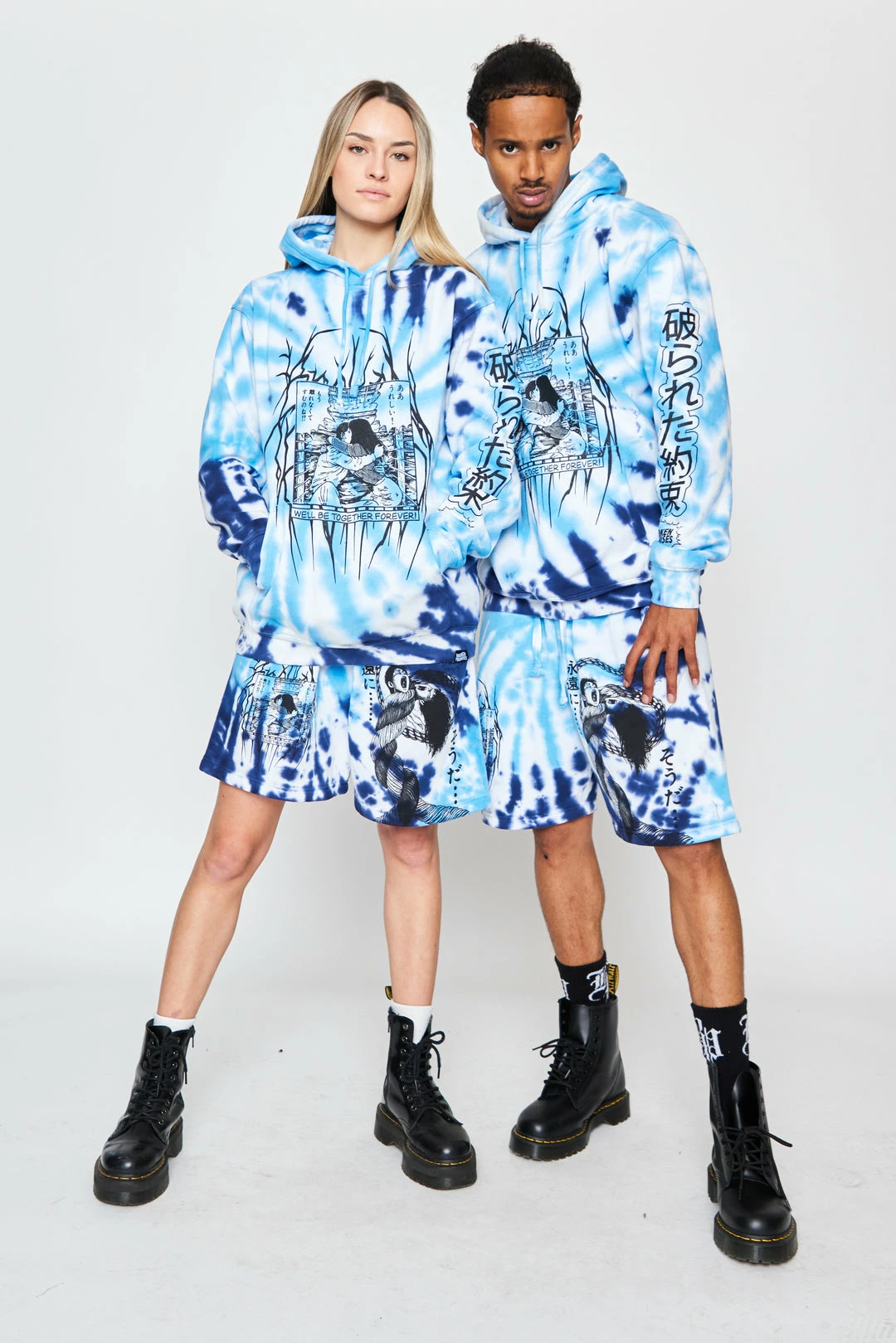 BROKEN PROMISES Junji Ito Twisted Souls Tie Dye Hoodie White Tie Dye Hoodies 40 BROKEN PROMISES Junji Ito Twisted Souls Tie Dye Hoodie White Tie Dye Hoodies