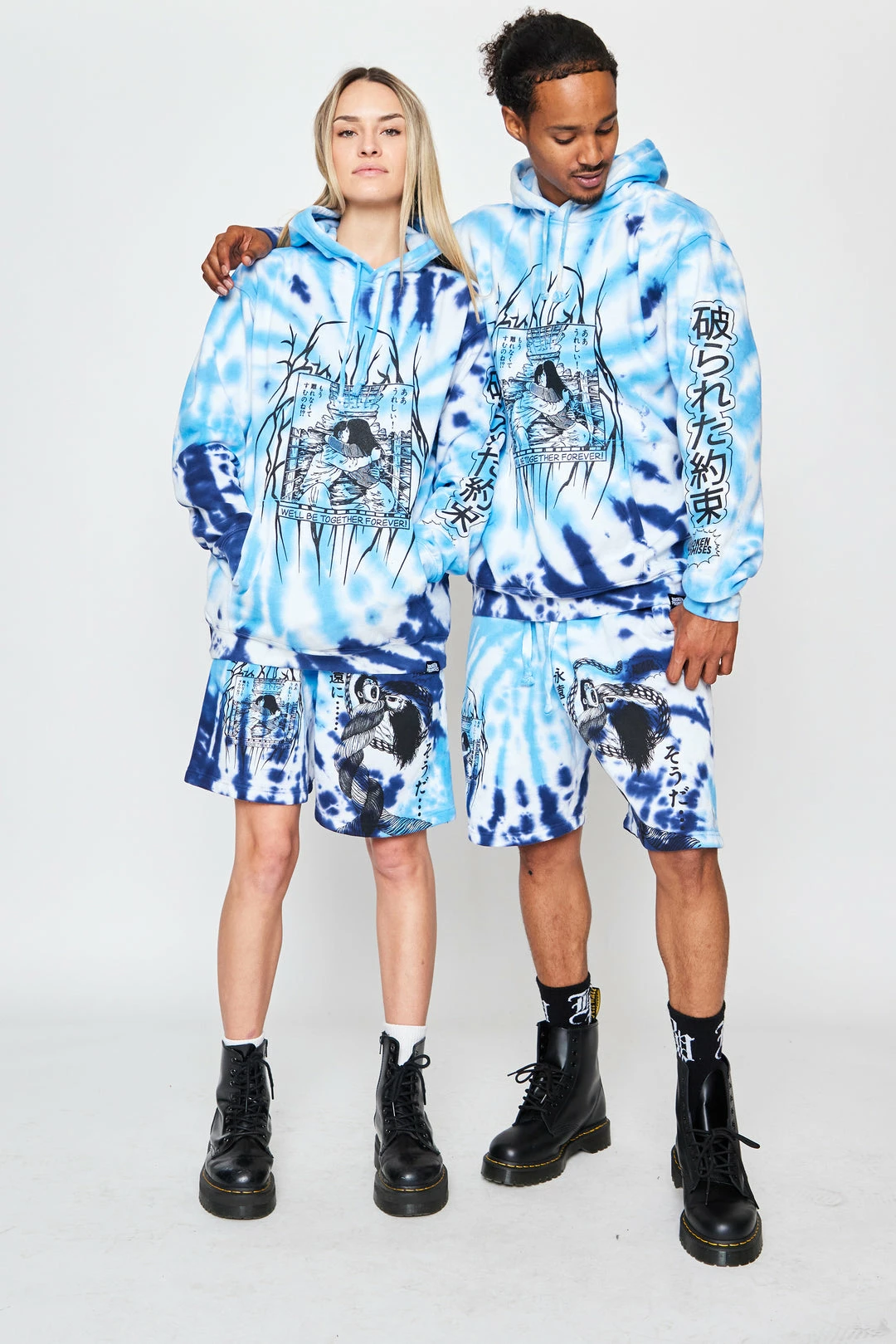 BROKEN PROMISES Junji Ito Twisted Souls Tie Dye Hoodie White Tie Dye Hoodies 13 BROKEN PROMISES Junji Ito Twisted Souls Tie Dye Hoodie White Tie Dye Hoodies