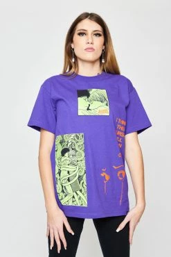 BROKEN PROMISES Junji Ito The Curse Tee Purple Shirts 17 BROKEN PROMISES Junji Ito The Curse Tee Purple Shirts