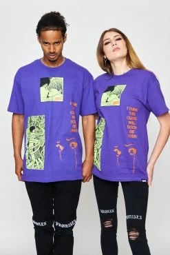 BROKEN PROMISES Junji Ito The Curse Tee Purple Shirts 16 BROKEN PROMISES Junji Ito The Curse Tee Purple Shirts