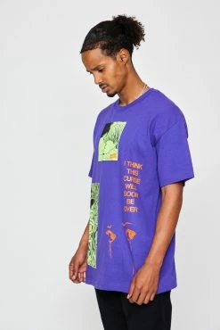 BROKEN PROMISES Junji Ito The Curse Tee Purple Shirts 25 BROKEN PROMISES Junji Ito The Curse Tee Purple Shirts