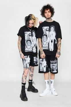 CASH Junji Ito Jack-in-the-Box Tee Black