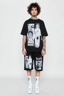 CASH Junji Ito Jack-in-the-Box Tee Black