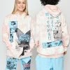 CASH Hoodies Junji Ito Butterflies Hoodie Pink