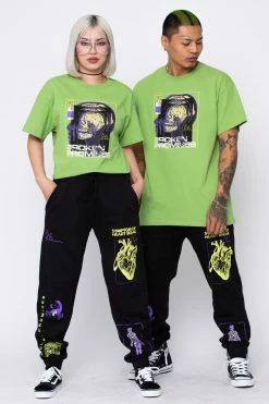 BROKEN PROMISES Shirts Feel It Tee Green 24 BROKEN PROMISES Shirts Feel It Tee Green