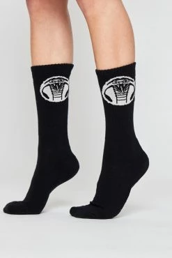 BROKEN PROMISES Bite Logo Sock - Black