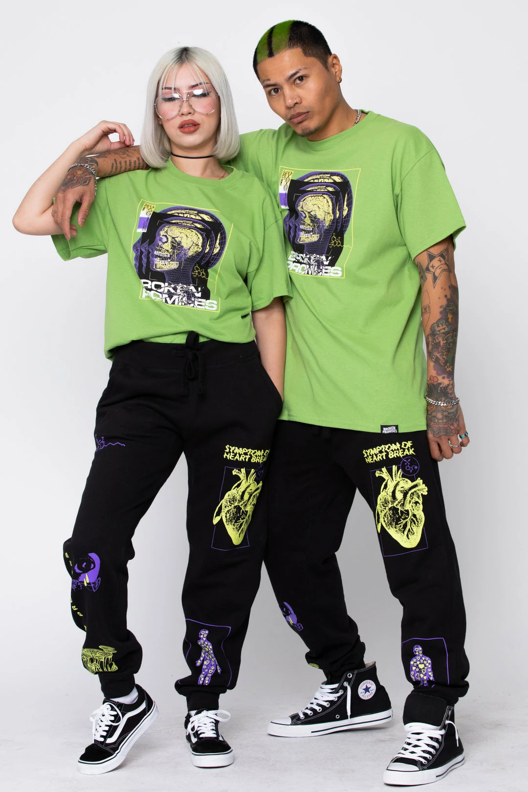 BROKEN PROMISES Shirts Feel It Tee Green 13 BROKEN PROMISES Shirts Feel It Tee Green