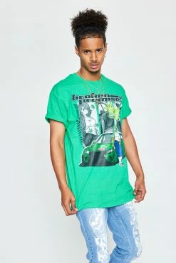 BROKEN PROMISES Guilt Drifting S/S Green Shirts