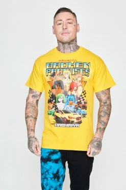 BROKEN PROMISES Shirts Street Racers S/S Gold