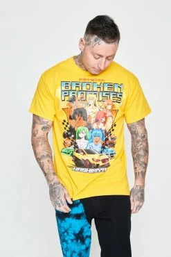 BROKEN PROMISES Shirts Street Racers S/S Gold