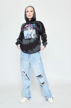 CASH Hoodies Delete My Number Spiral Dye Hoodie