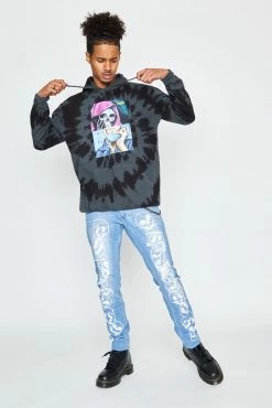 CASH Hoodies Delete My Number Spiral Dye Hoodie