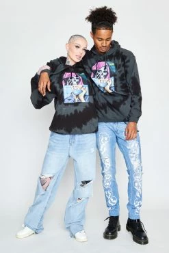 CASH Hoodies Delete My Number Spiral Dye Hoodie