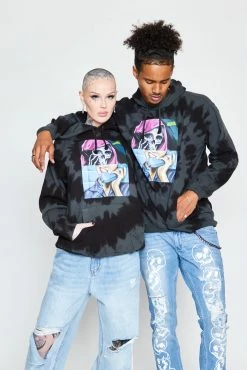 CASH Hoodies Delete My Number Spiral Dye Hoodie