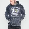 CASH Paranoia Acid Washed Hoodie Hoodies