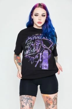 CASH Call Waiting Black Tee