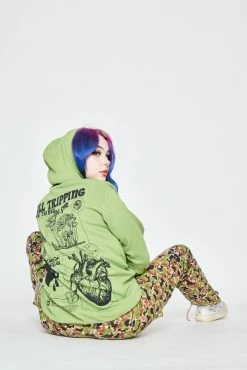 CASH Delirious Hoodie Green
