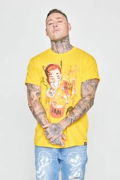 CASH Shirts Little Pain Tee Gold