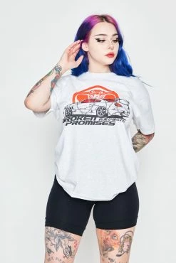 BROKEN PROMISES Drift Run S/S Grey Shirts
