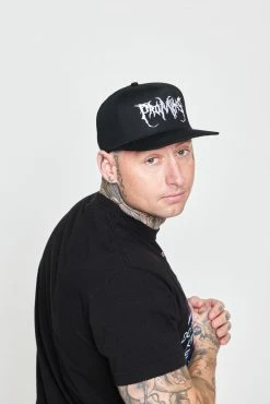 BROKEN PROMISES Graveyard Snapback Black