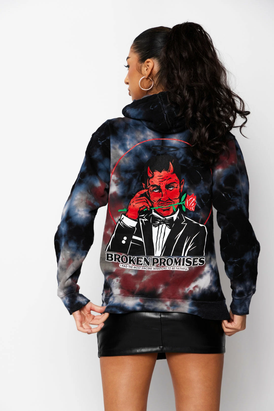CASH Lucky Lucifer Blood Dye Hoodie 3 CASH Lucky Lucifer Blood Dye Hoodie