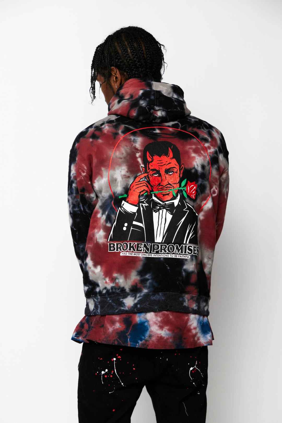 CASH Lucky Lucifer Blood Dye Hoodie 6 CASH Lucky Lucifer Blood Dye Hoodie