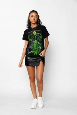 BROKEN PROMISES Grim Reefer Tee Black Shirts