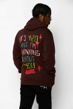 CASH Thinking Bout You Hoodie Chocolate Hoodies