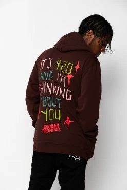 CASH Thinking Bout You Hoodie Chocolate Hoodies