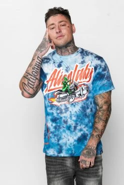 CASH BP X Alienlabs Space Racer Tie Dye Tee