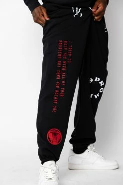 CASH Problems Sweatpant Black/Red