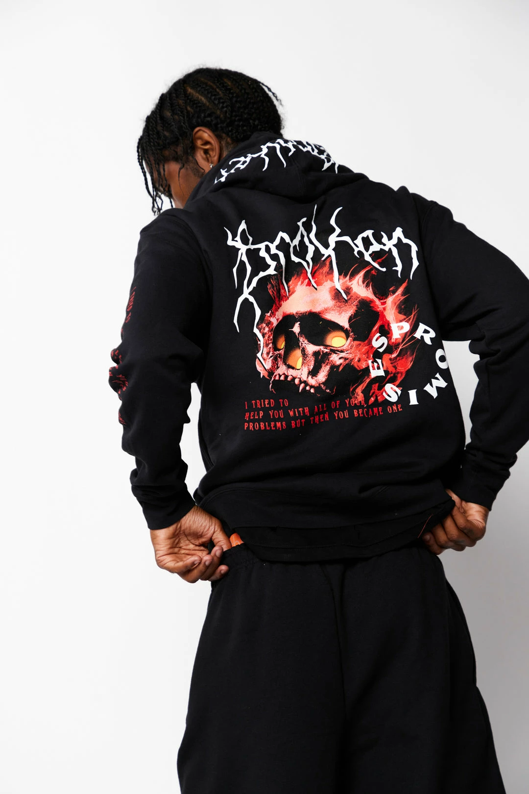 CASH Problems Hoodie Black/Red Hoodies 10 CASH Problems Hoodie Black/Red Hoodies