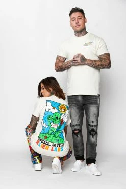 CASH Shirts BP X Alienlabs Peace And Love Tee Natural
